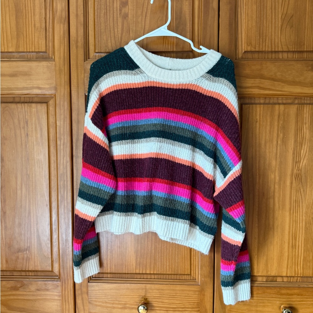 American Eagle Outfitters Colorful Striped Sweater
